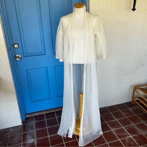 Vintage Vanity Fair Sheer Robe, Gothic Style